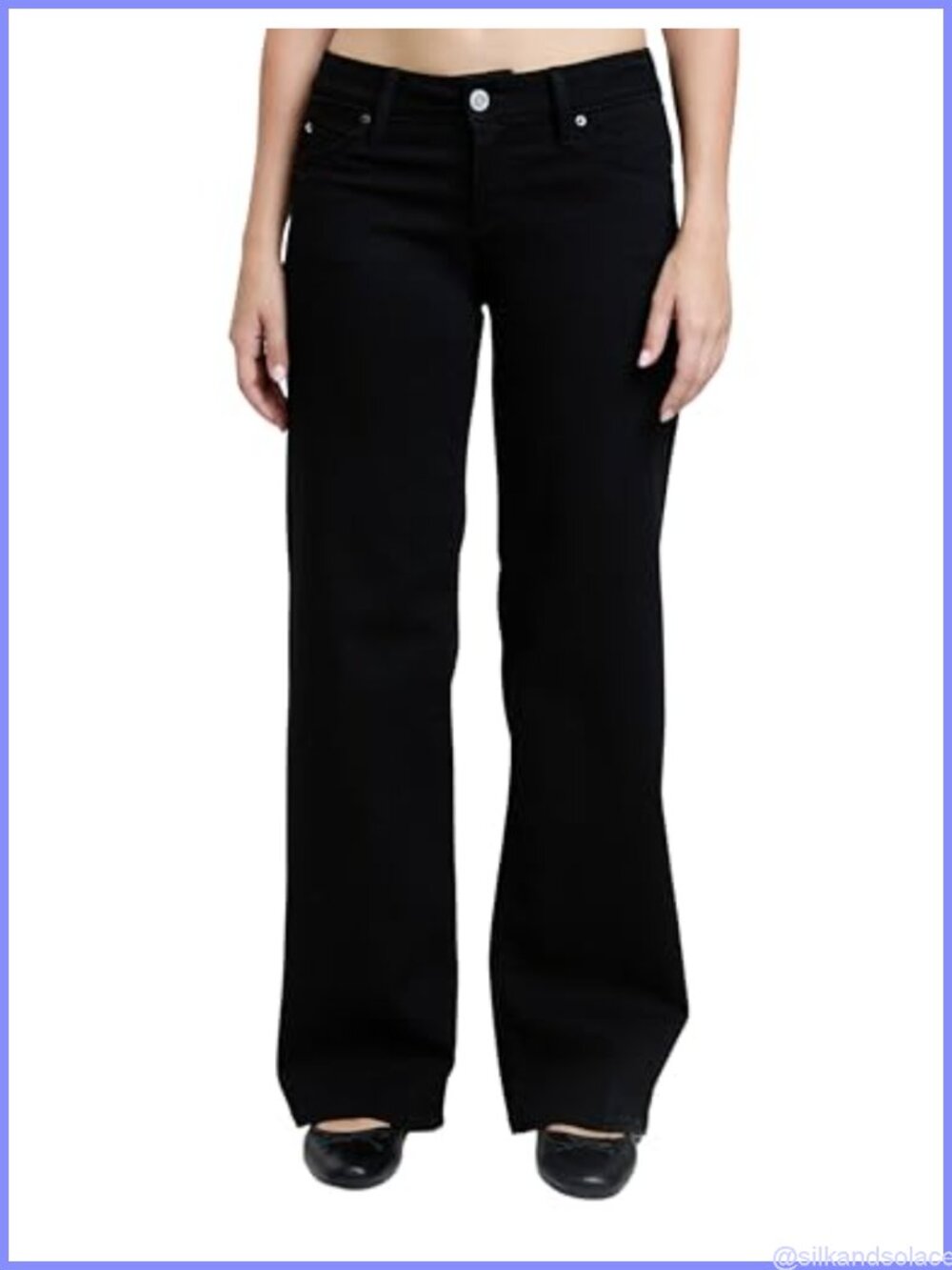 Sustainable WannaBettaButt Low Rise Wide Leg Jeans